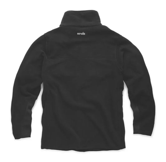 SCRUFFS ABRATECT WORKER FLEECE BLACK LARGE 23" CHEST - MonkeyTools