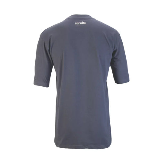 SCRUFFS SHORT SLEEVE WORKER T-SHIRT NAVY MEDIUM 42 1/2" CHEST - MonkeyTools