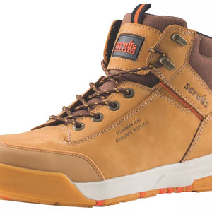 SCRUFFS SWITCHBACK 3 SAFETY BOOTS TAN SIZE 10 - MonkeyTools