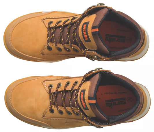 SCRUFFS SWITCHBACK 3 SAFETY BOOTS TAN SIZE 10 - MonkeyTools
