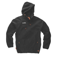 SCRUFFS T54851 WORKER SOFTSHELL JACKET BLACK MEDIUM 44" CHEST