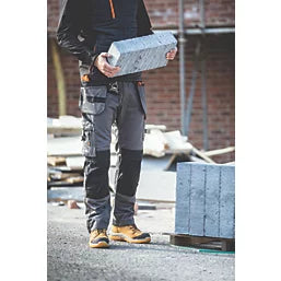 SCRUFFS TRADE HOLSTER WORK TROUSERS GRAPHITE 34" W 29" L - MonkeyTools