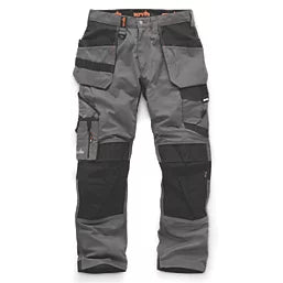 SCRUFFS TRADE HOLSTER WORK TROUSERS GRAPHITE 34" W 29" L - MonkeyTools