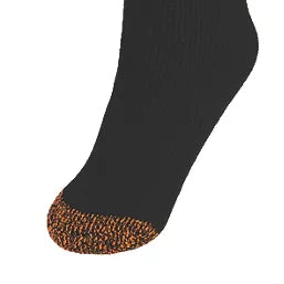 SCRUFFS TRADE SOCKS BLACK SIZE 7-9.5 3 PAIRS - MonkeyTools
