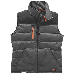 SCRUFFS WORKER BODY WARMER BLACK / CHARCOAL MEDIUM 42" CHEST - MonkeyTools