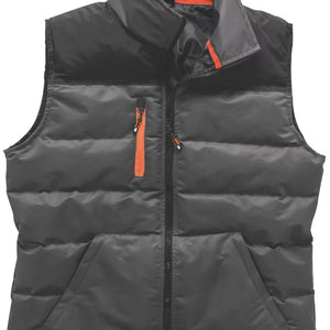 SCRUFFS WORKER BODY WARMER BLACK / CHARCOAL X LARGE 46