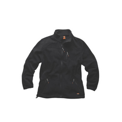 SCRUFFS WORKER FLEECE BLACK X LARGE 48" CHEST
