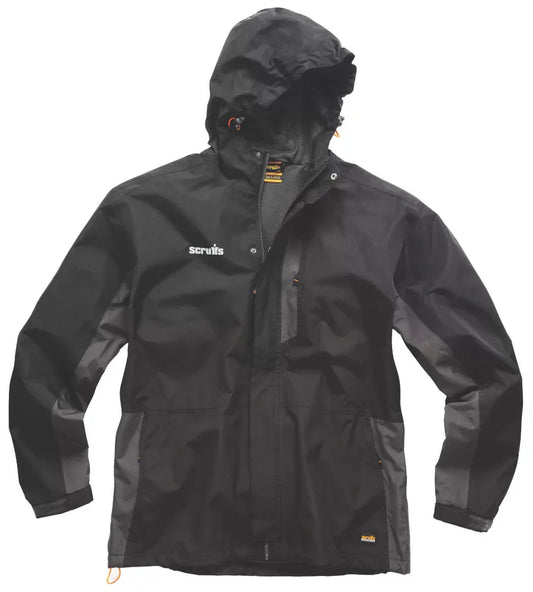 SCRUFFS WORKER JACKET BLACK / GRAPHITE LARGE 44" CHEST - MonkeyTools
