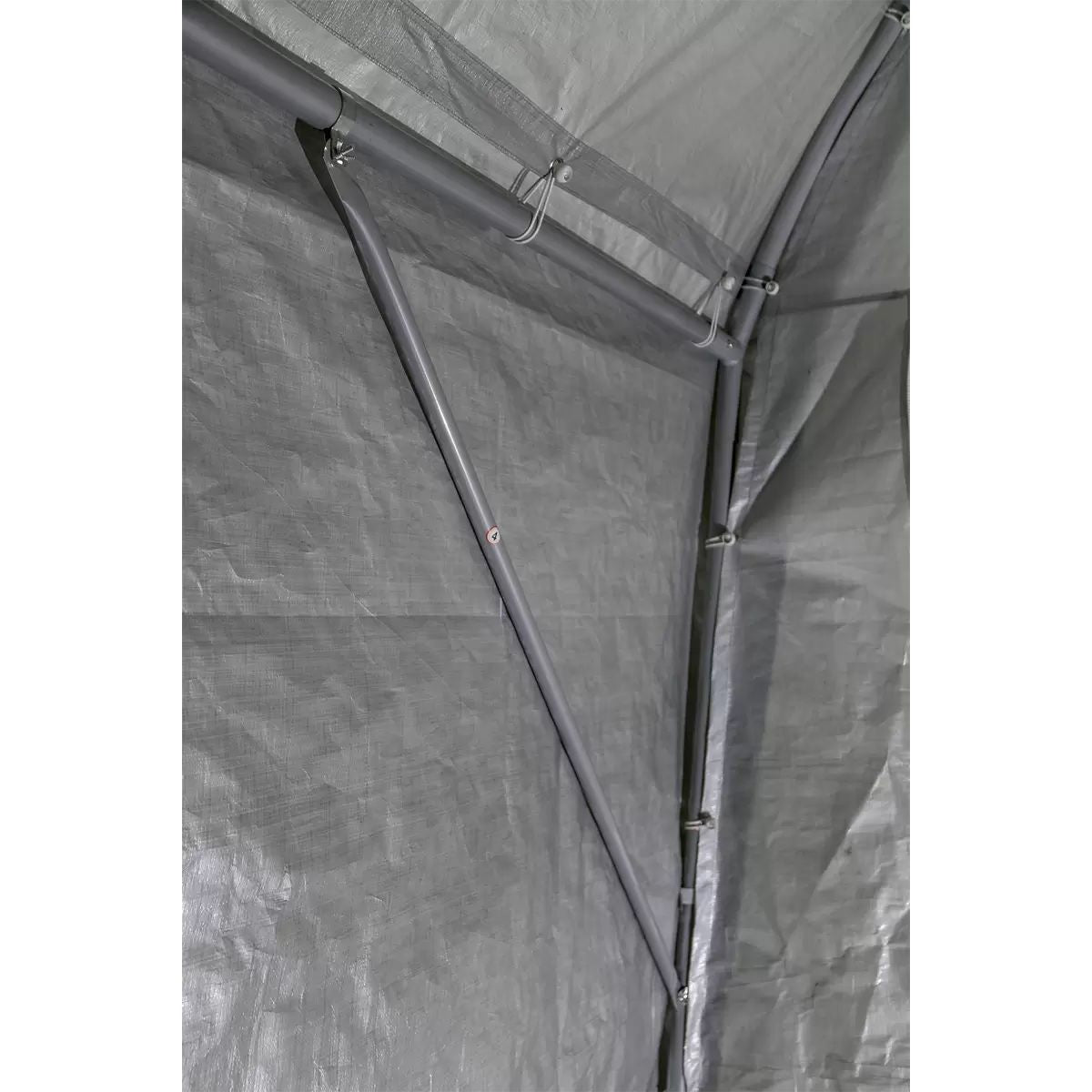Sealey CPS03 Dome Roof Car Port Shelter 4 x 6 x 3.1mtr - MonkeyTools