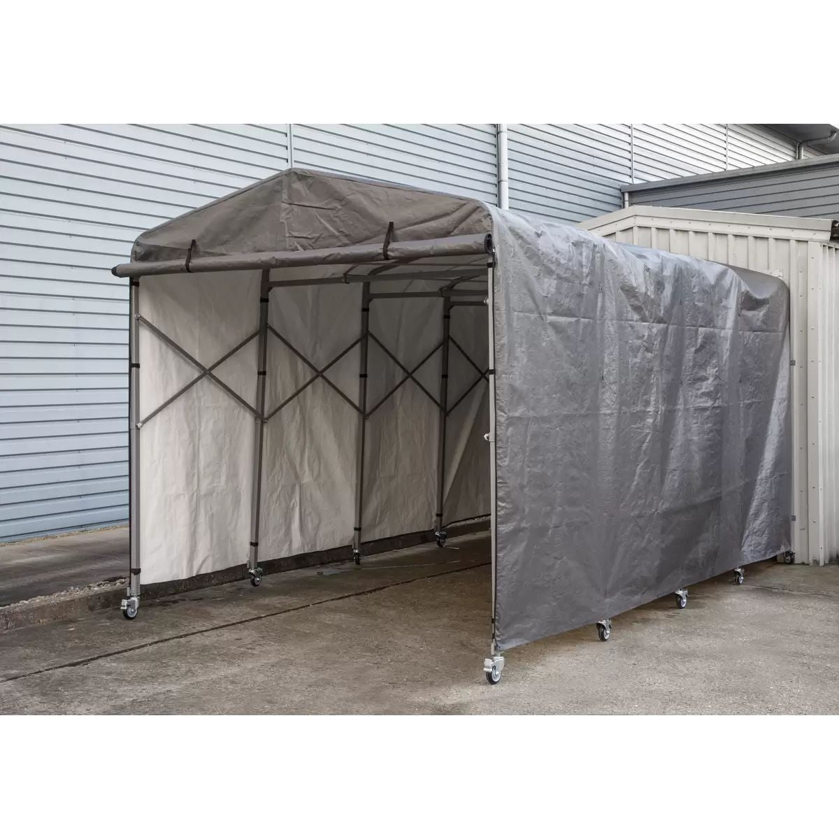 Sealey FGE01 Foldable Garage Extension 2.5 x 4.5 x 2.5m - MonkeyTools
