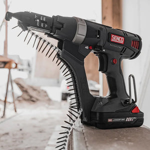 Senco 10A7001N DS525-18V DuraSpin Auto-Feed Screwdriver With 2 x 3.0Ah Batteries Charger - MonkeyTools