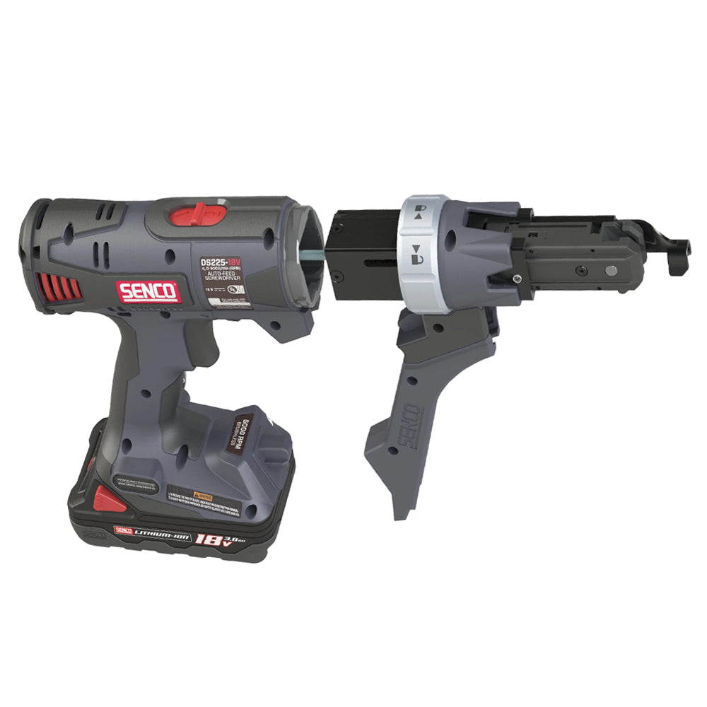 Senco 10A7001N DS525-18V DuraSpin Auto-Feed Screwdriver With 2 x 3.0Ah Batteries Charger - MonkeyTools