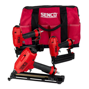 Senco 10S2001N Air Nailer Stapler 3 Piece Kit With Carry Bag - MonkeyTools