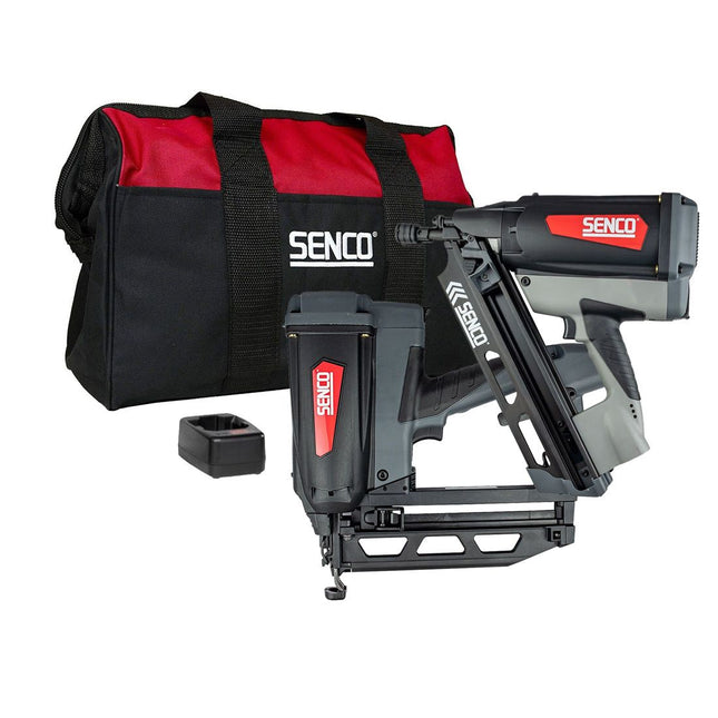 Senco 4VS7021N1 7.2V 1st & 2nd Fix Nail Gun Kit With 2 x 2.5Ah Batteries, Charger & Tool Bag - MonkeyTools