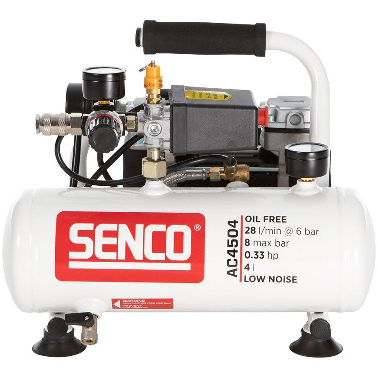 Senco AFN0024KITUK2 Finish Pro Brad Nailer & Low Noise Compressor 240V - MonkeyTools