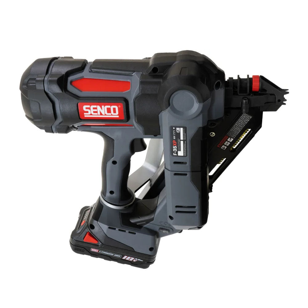 Senco F-35XP 18V First Fix Fusion Framing Nailer 90mm With 2 x 3.0Ah Battery Charger In Case - 10G7001N - MonkeyTools