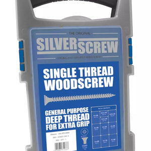 SILVERSCREW PZ DOUBLE-COUNTERSUNK WOODSCREWS GRAB PACK 1000 PCS - MonkeyTools
