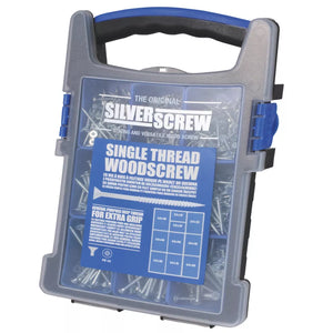 SILVERSCREW PZ DOUBLE-COUNTERSUNK WOODSCREWS GRAB PACK 1000 PCS - MonkeyTools