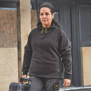 SITE BASNET WOMENS HOODIE BLACK SIZE 8 - MonkeyTools