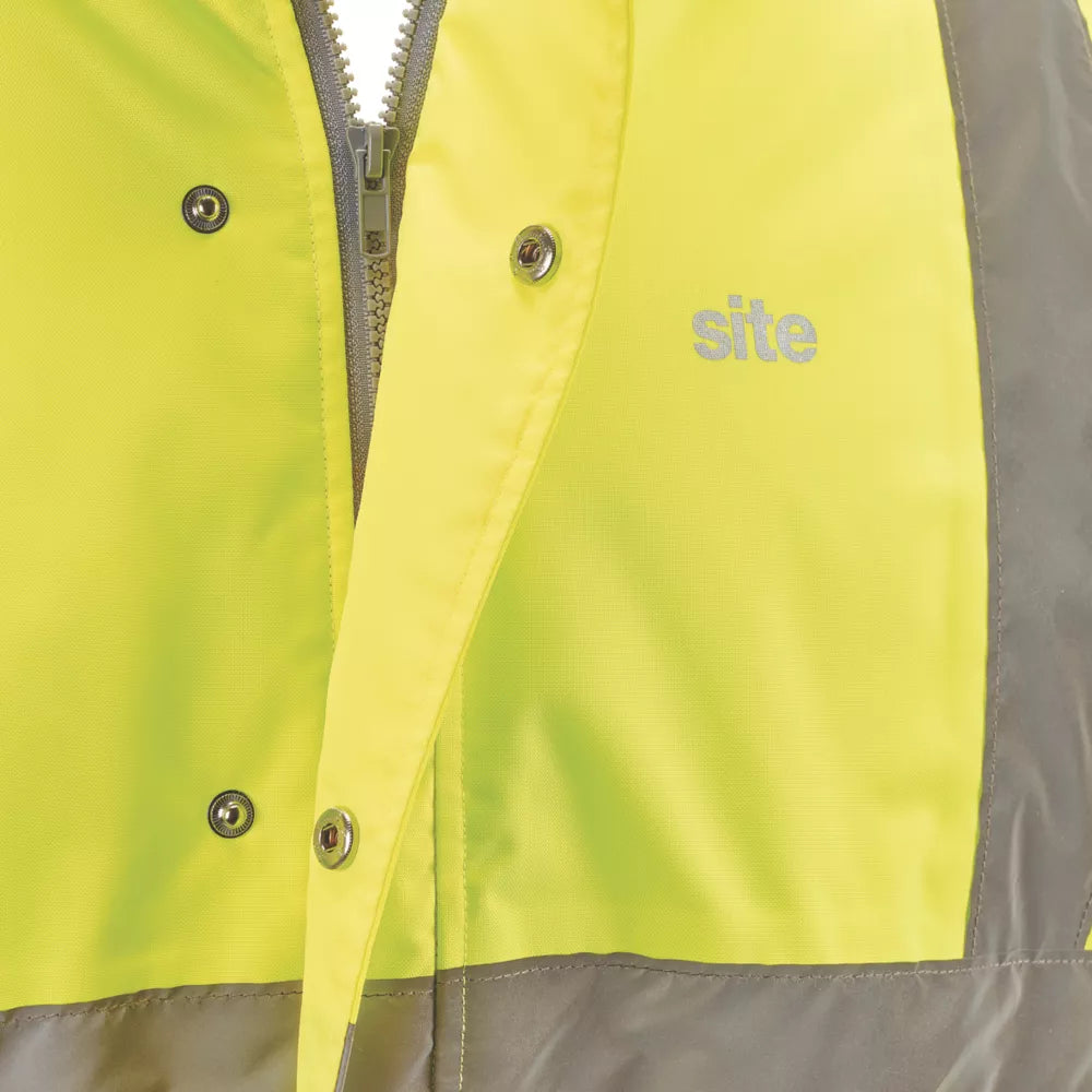 SITE BATTELL HI-VIS PILOT JACKET YELLOW LARGE 52" CHEST - MonkeyTools