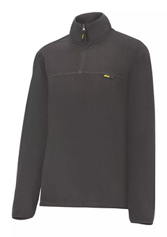 Site Blockley 1/4 Zip Fleece Black Medium 44" Chest