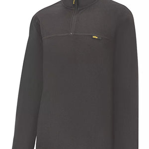 Site Blockley 1/4 Zip Fleece Black Medium 44