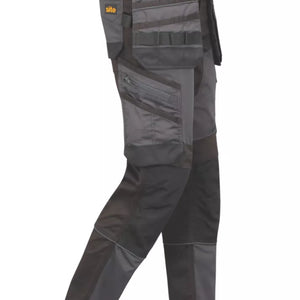 SITE BOLDEN STRETCH HOLSTER POCKET TROUSERS GREY / BLACK 34