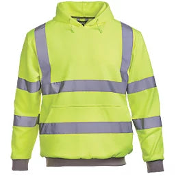 SITE CROMER HI-VIS HOODIE YELLOW MEDIUM 45 1/2" CHEST - MonkeyTools
