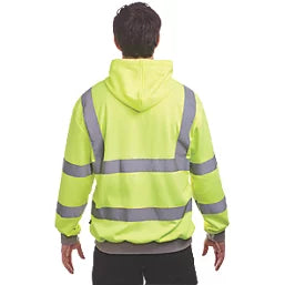 SITE CROMER HI-VIS HOODIE YELLOW MEDIUM 45 1/2" CHEST - MonkeyTools