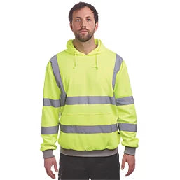 SITE CROMER HI-VIS HOODIE YELLOW X LARGE 52" CHEST - MonkeyTools