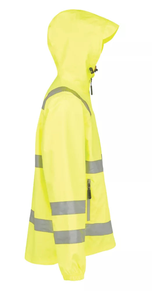 SITE HARVELL HI-VIS LIGHTWEIGHT JACKET YELLOW LARGE 50" CHEST - MonkeyTools