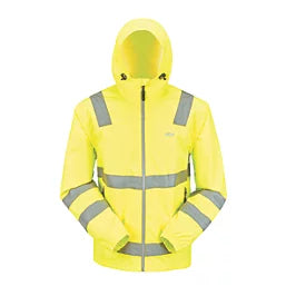 SITE HARVELL HI-VIS LIGHTWEIGHT JACKET YELLOW MEDIUM 49" CHEST - MonkeyTools