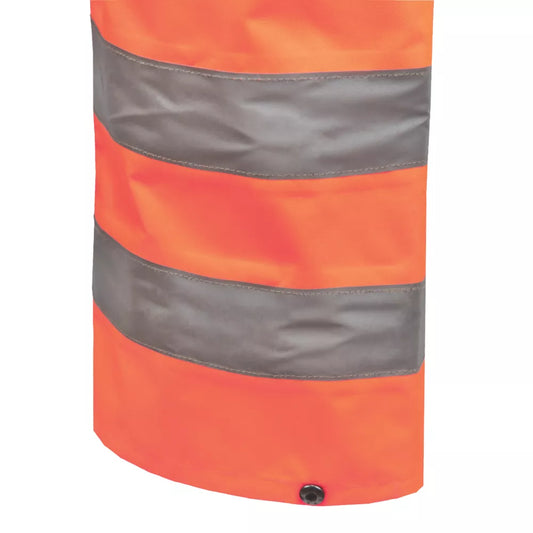 SITE HUSKE HI-VIS OVER TROUSERS ELASTICATED WAIST ORANGE LARGE 27" W 30" L - MonkeyTools