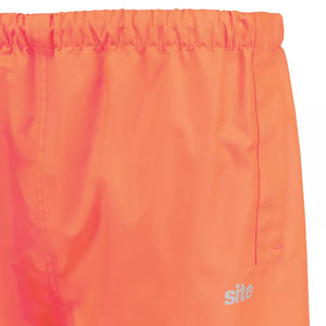 SITE HUSKE HI-VIS OVER TROUSERS ELASTICATED WAIST ORANGE X LARGE 28