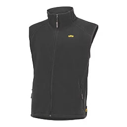 SITE KARKER BODY WARMER BLACK LARGE 46" CHEST - MonkeyTools