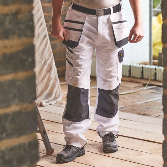 SITE KIRKSEY STRETCH HOLSTER TROUSERS WHITE / GREY 34" W 32" L - MonkeyTools