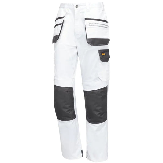 SITE KIRKSEY STRETCH HOLSTER TROUSERS WHITE / GREY 34" W 32" L - MonkeyTools