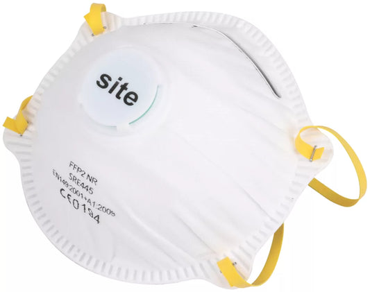 SITE MOULDED VALVED MASK P2 10 PACK - MonkeyTools