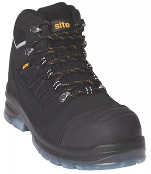 SITE NATRON SAFETY BOOTS BLACK SIZE 10 - MonkeyTools