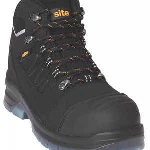 SITE NATRON SAFETY BOOTS BLACK SIZE 10 - MonkeyTools