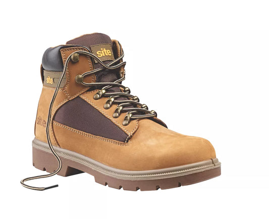 SITE QUARTZ SAFETY BOOTS HONEY SIZE 10 - MonkeyTools