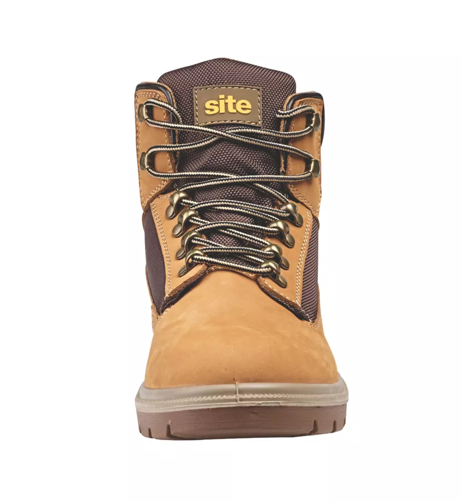 SITE QUARTZ SAFETY BOOTS HONEY SIZE 10 - MonkeyTools