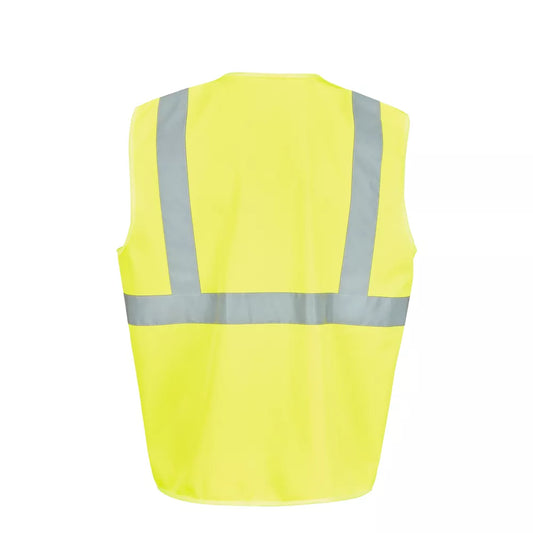 SITE RUCKWOOD HI-VIS WAISTCOAT YELLOW LARGE / X LARGE 50" CHEST - MonkeyTools