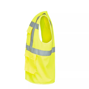 SITE RUCKWOOD HI-VIS WAISTCOAT YELLOW LARGE / X LARGE 50