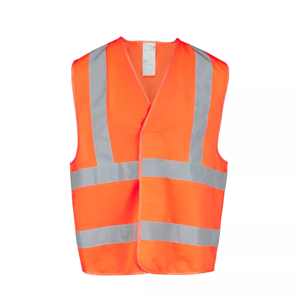 SITE RUSHTON HI-VIS WAISTCOAT ORANGE LARGE / X LARGE 50" CHEST - MonkeyTools