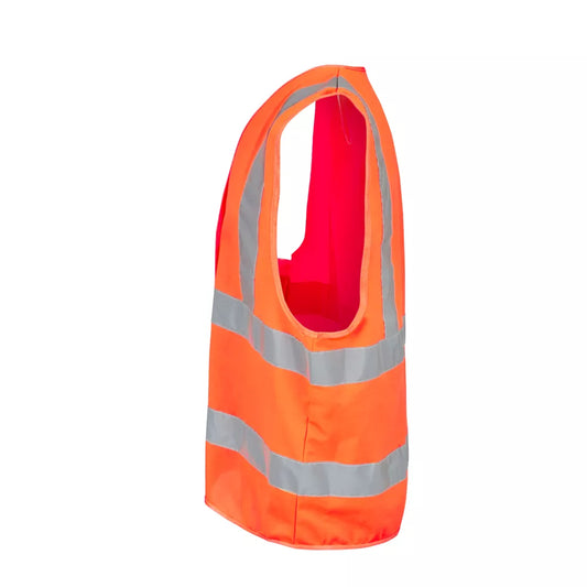 SITE RUSHTON HI-VIS WAISTCOAT ORANGE LARGE / X LARGE 50" CHEST - MonkeyTools