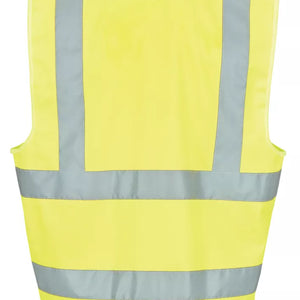 SITE RUSHTON HI-VIS WAISTCOAT YELLOW LARGE / X LARGE 50