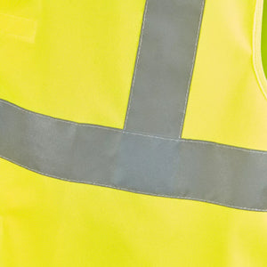SITE RUSHTON HI-VIS WAISTCOAT YELLOW LARGE / X LARGE 50