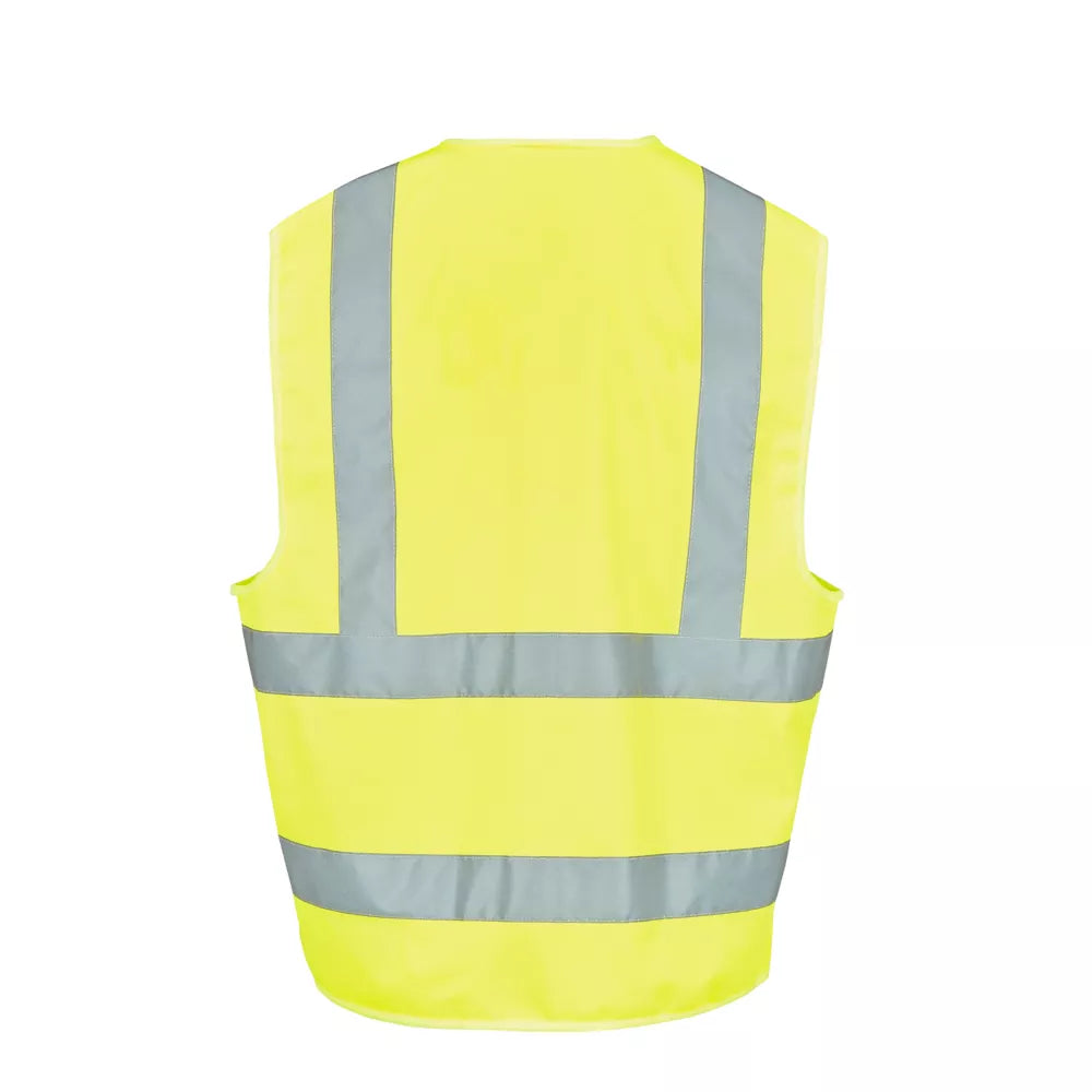 SITE RUSHTON HI-VIS WAISTCOAT YELLOW SMALL / MEDIUM 48" CHEST - MonkeyTools