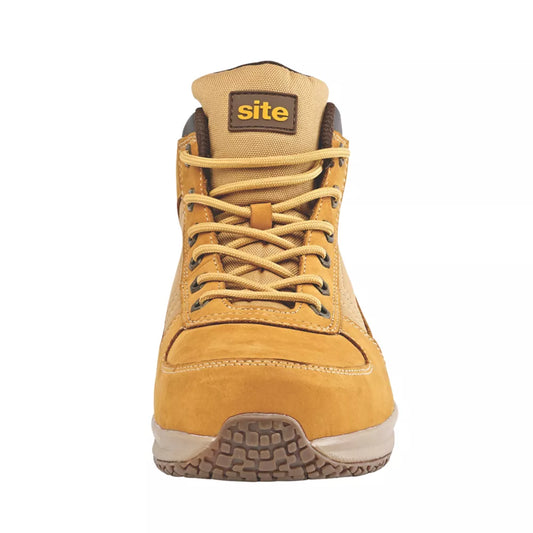 SITE SANDSTONE SAFETY TRAINER BOOTS WHEAT SIZE 9 - MonkeyTools